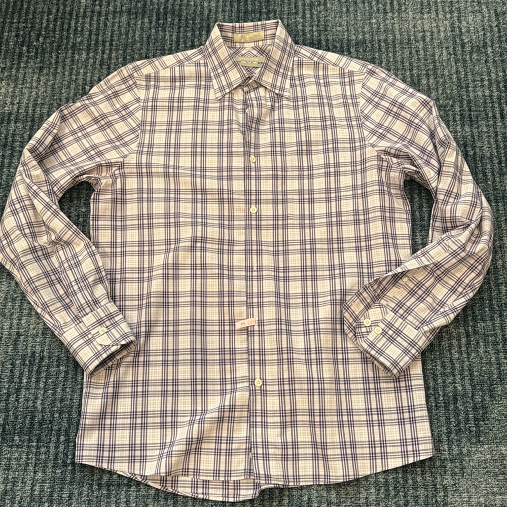 Men’s Nordstrom 100% Cotton Dress Shirt Button Down